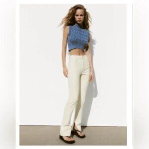 Zara | High-rise Slim Flare Jeans